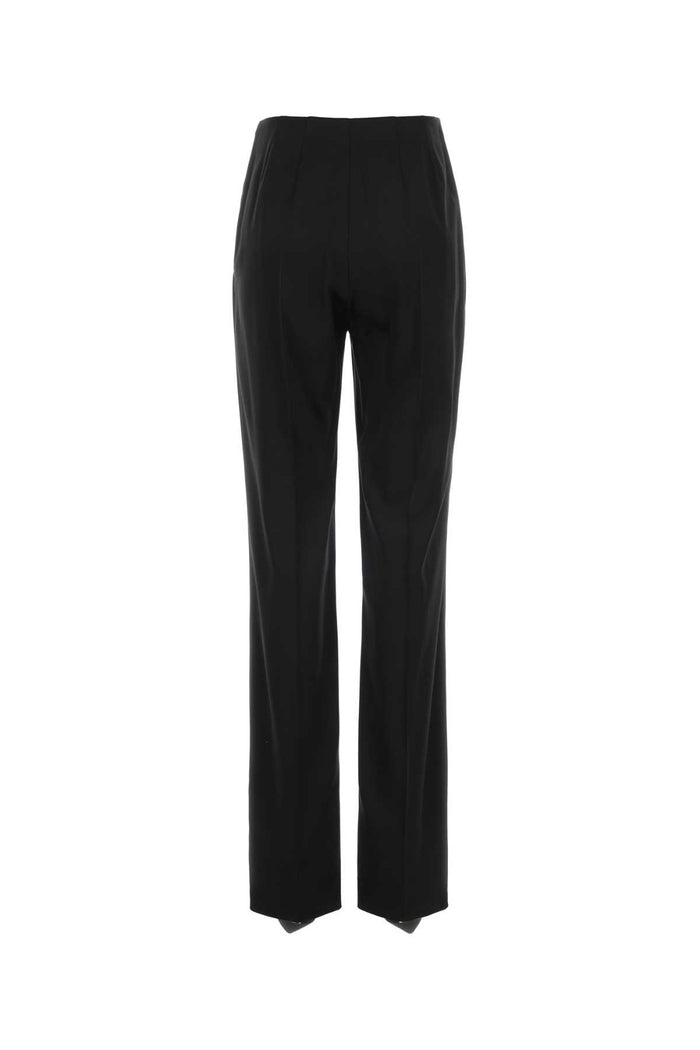 Nero Exterior: Silk Elastane Pantaloni