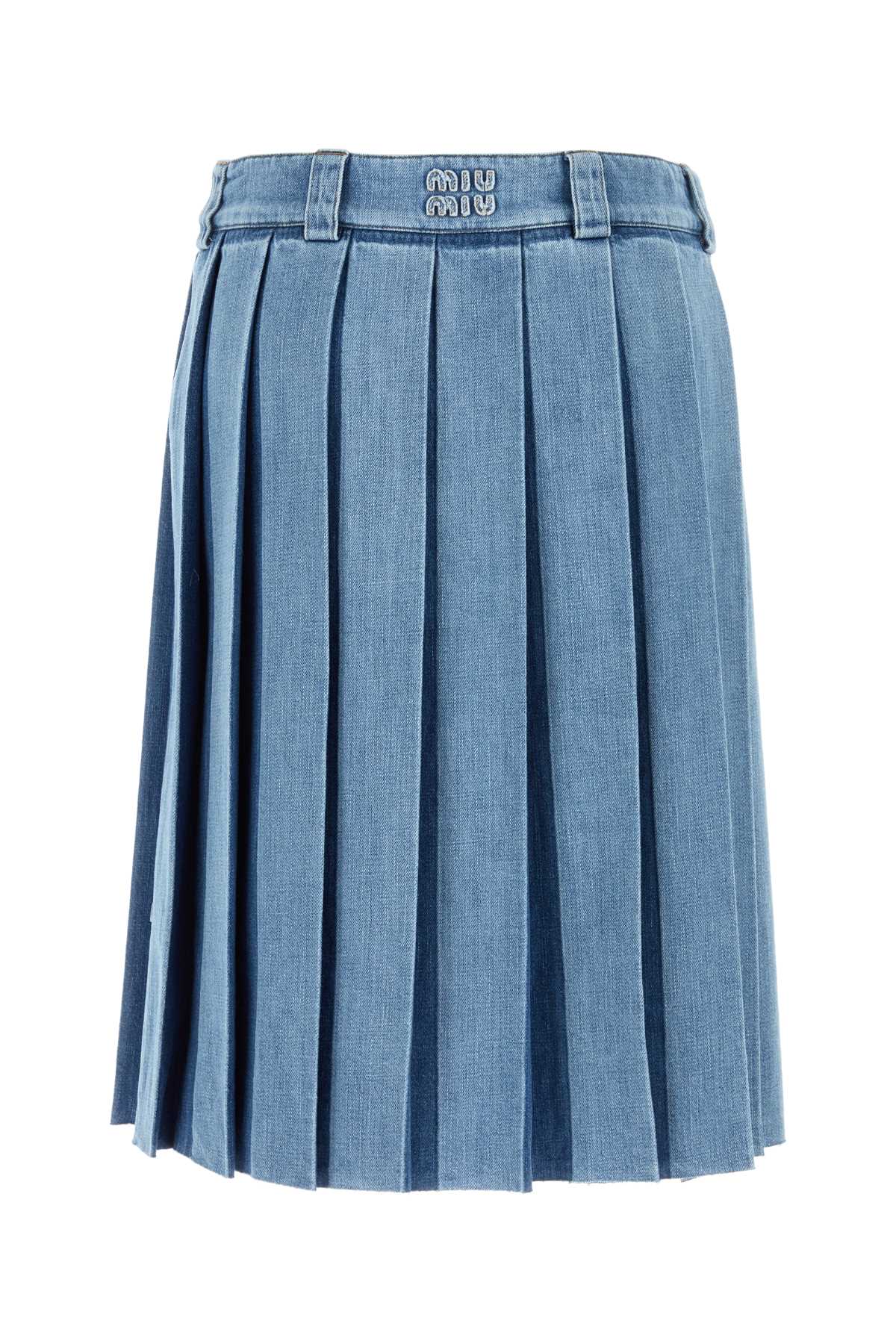 Denim Skirt Celeste Gonne
