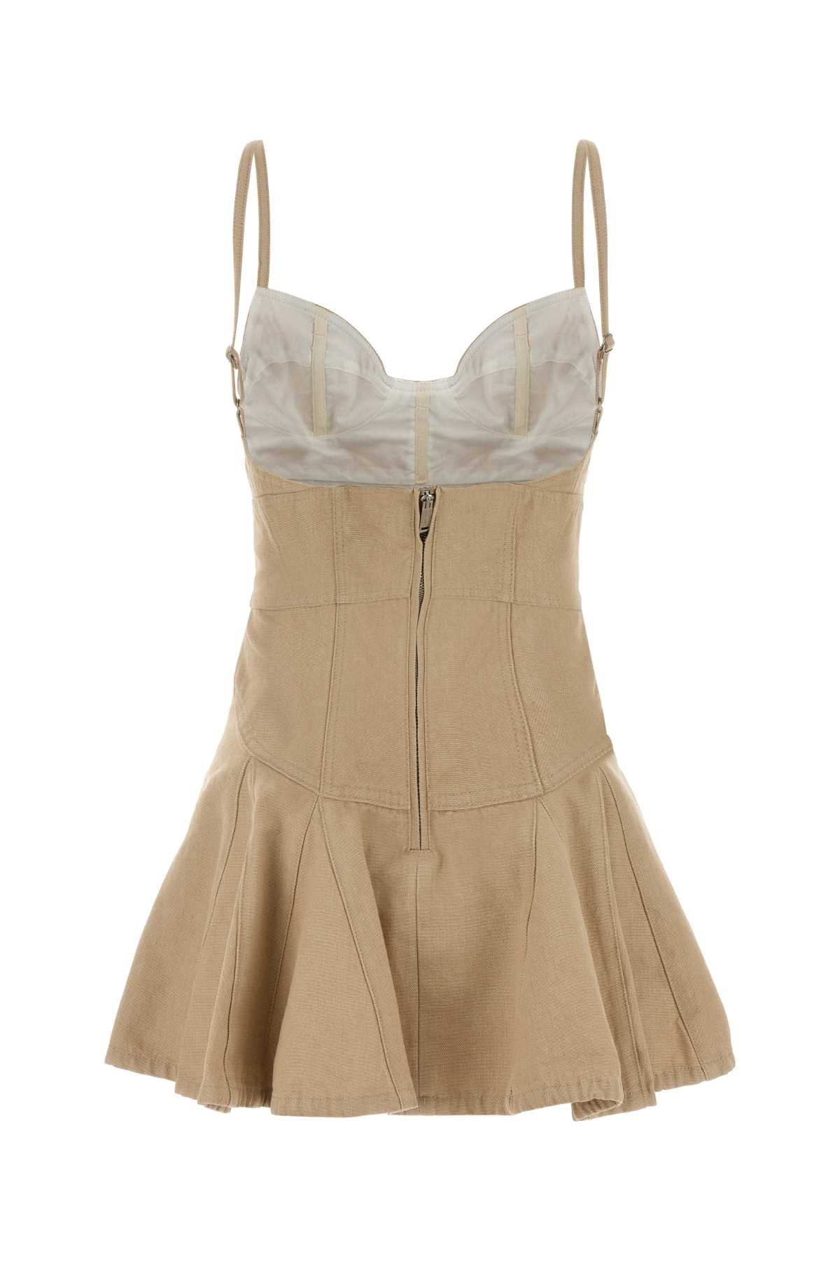 Beige Exterior: Cotton Abiti