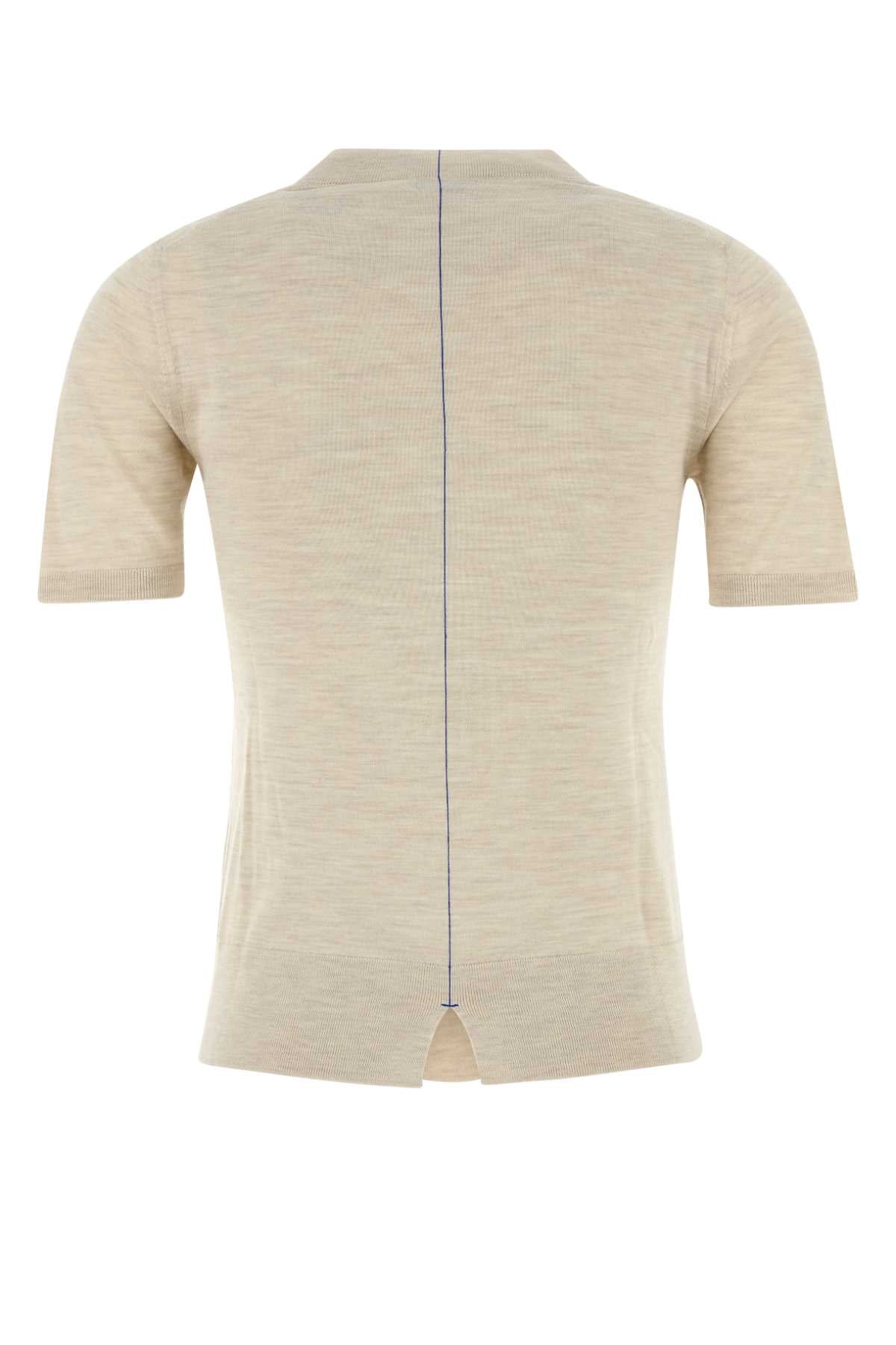 Sand Wool T-Shirt Nutmeg Exterior