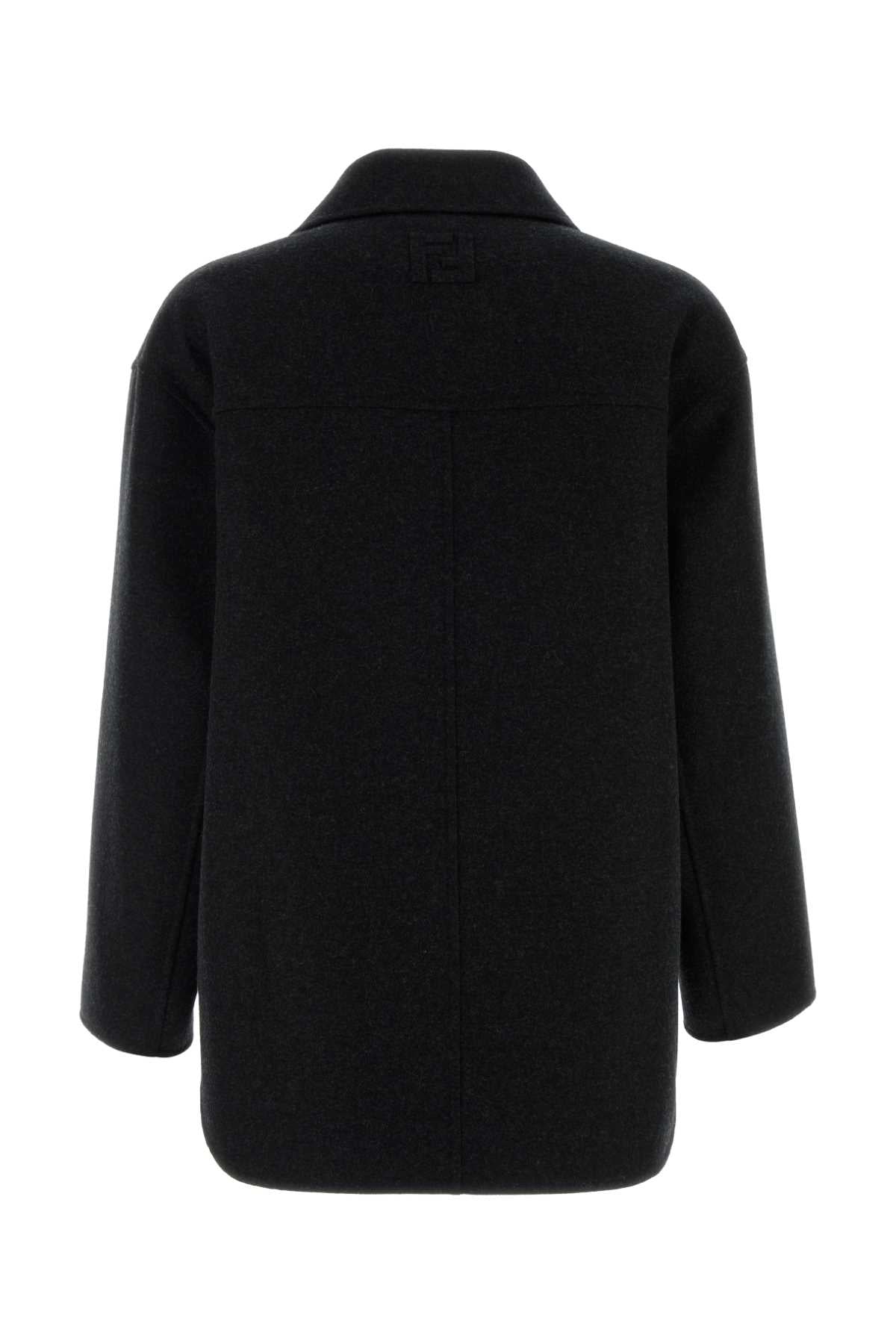Fw1415aoya F0ty6 Ardesia Exterior: Virgin Wool Cappotti