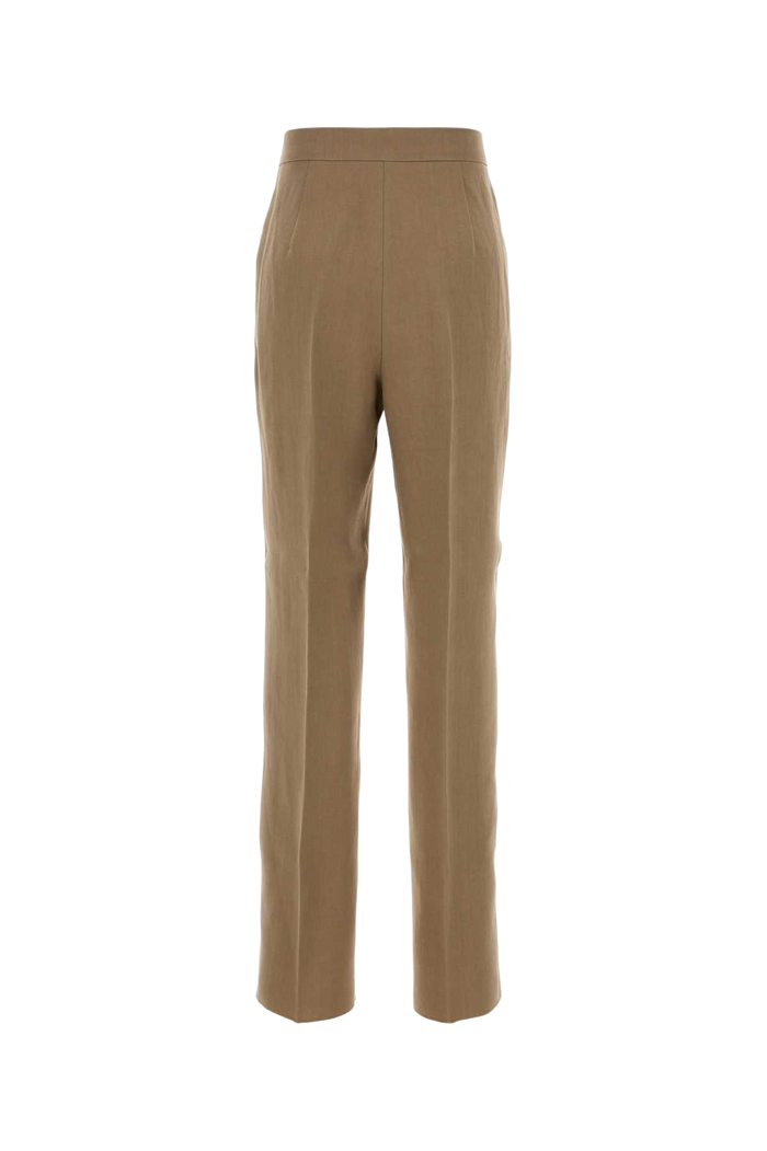 Beige Hemp Abate Pant Deserto Exterior: Pantaloni