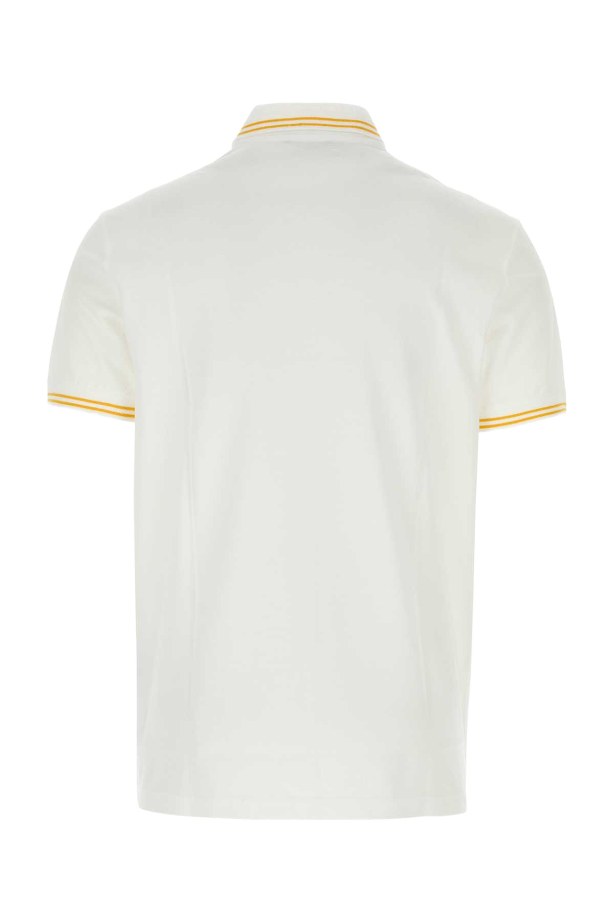 White Piquet Polo Shirt Opticalwhite