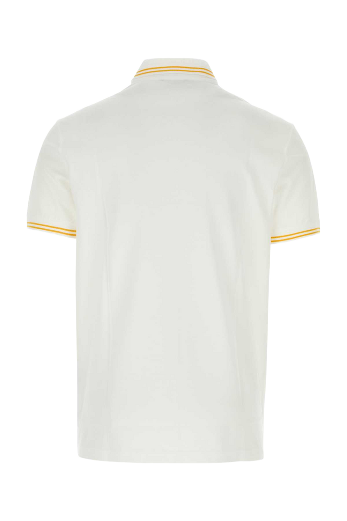 White Piquet Polo Shirt Opticalwhite