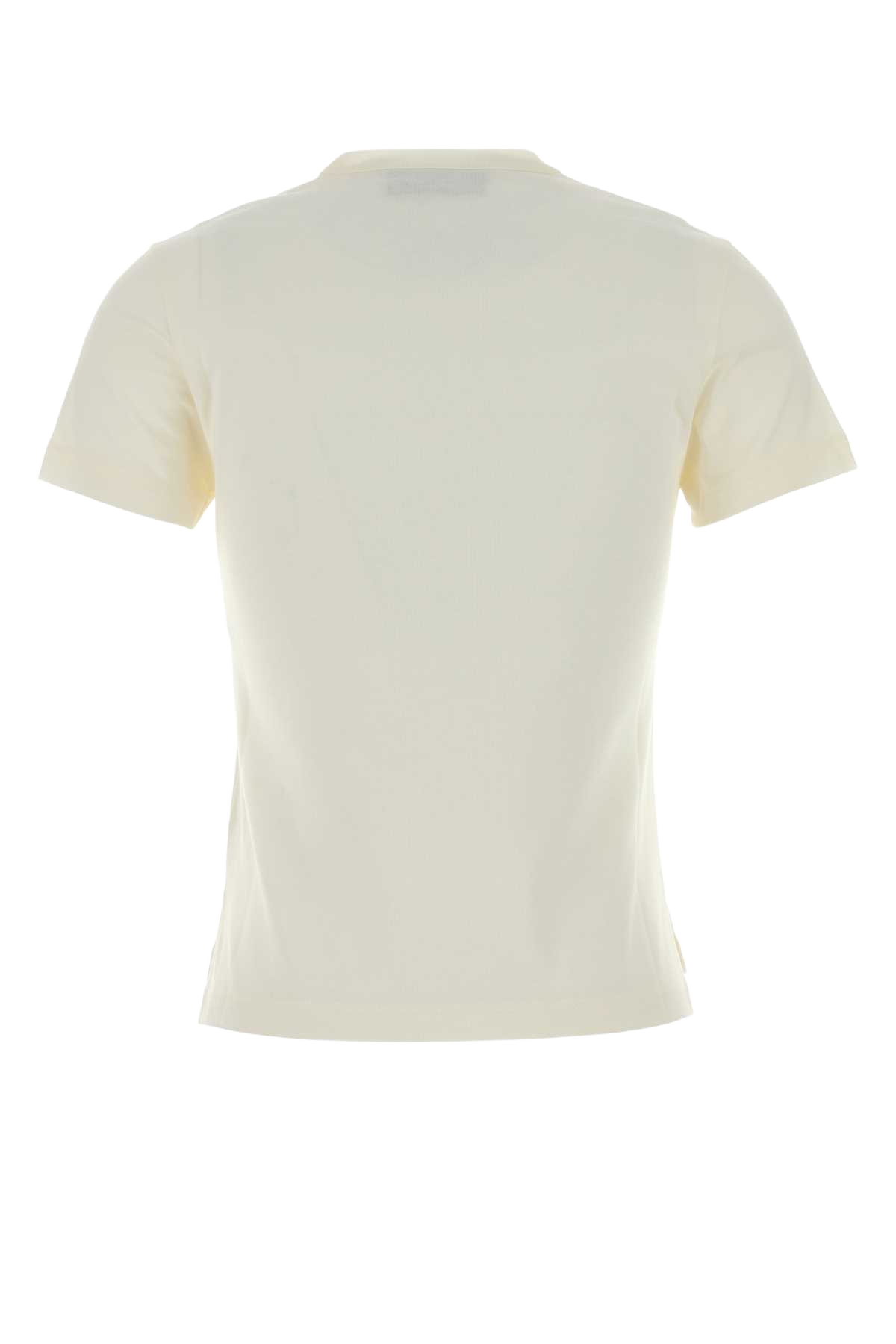 White Cotton T-Shirt Milkmc Exterior