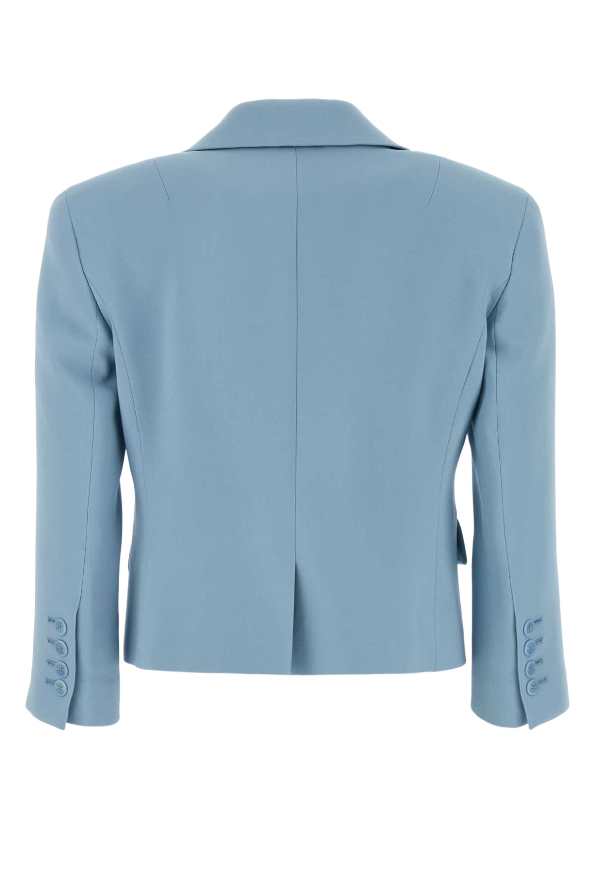 Light-Blue Twill Blazer Azzurro Giacche E Gilet