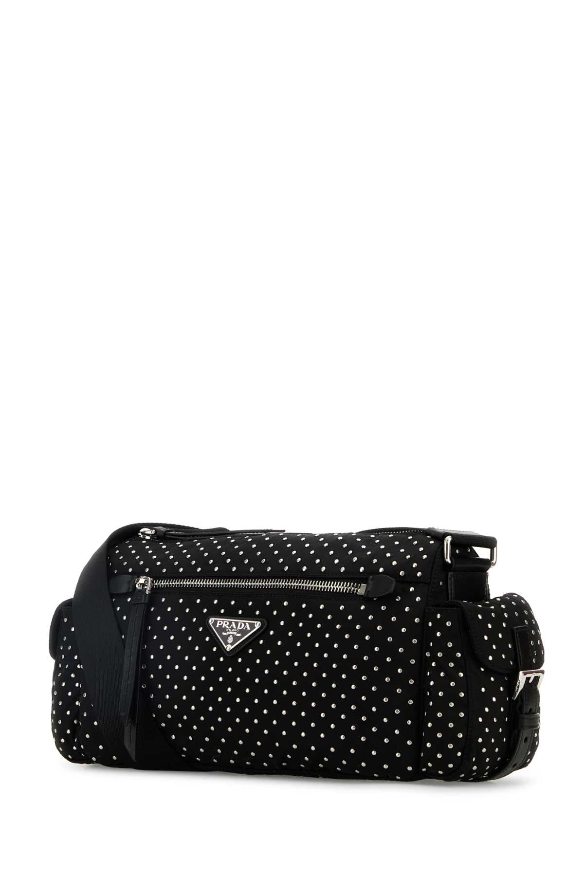 Black Nylon Shoulder Bag Nero Borse A Tracolla