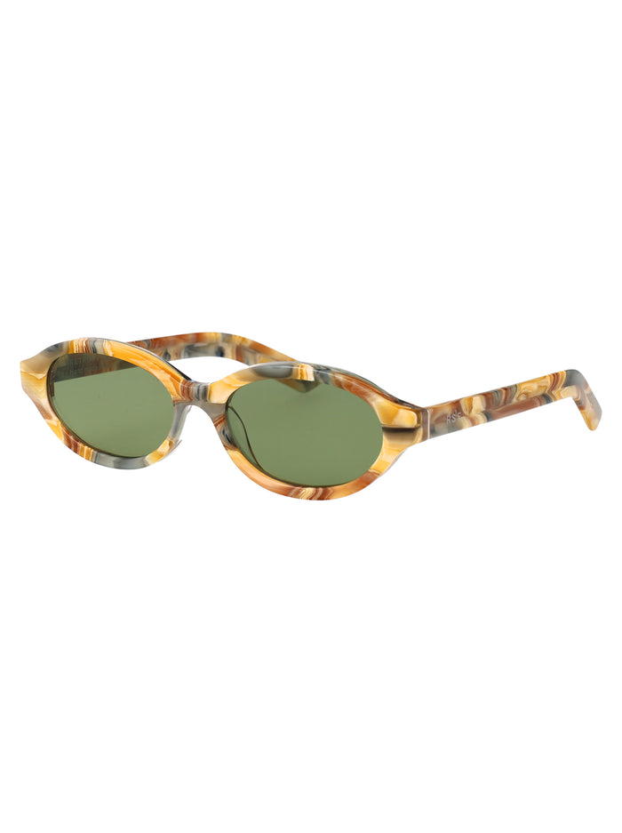 Wtc Beige Acetate Sunglasses