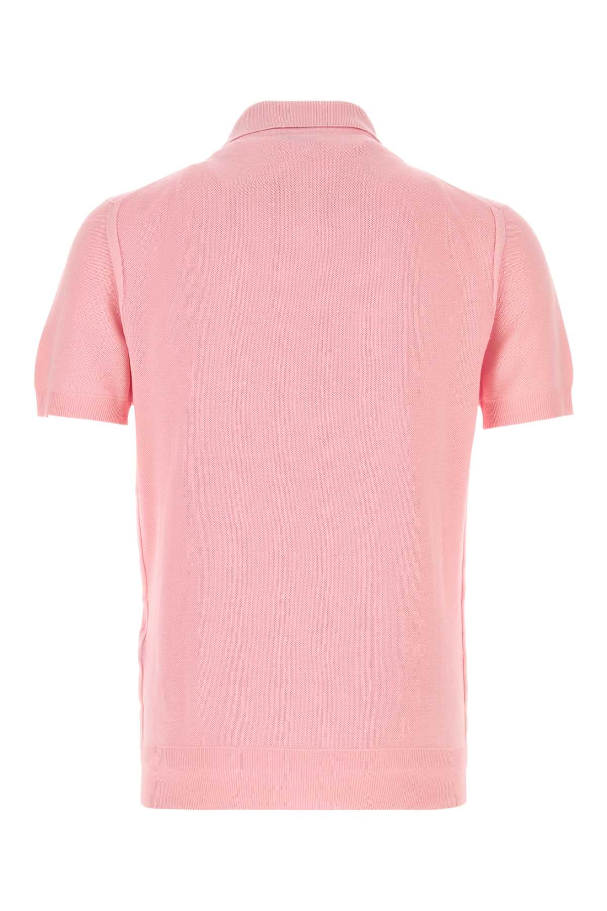 Pink Piquet Polo Shirt