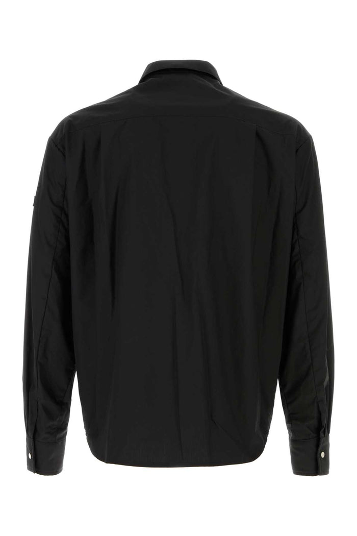 Mckz0303073588 001 Black Exterior: Cotton Silk Camicie
