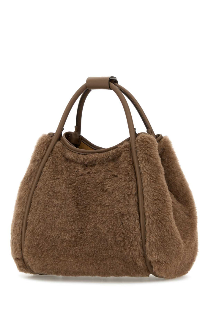 Mud Teddy Marin Handbag Bronzo Borse A Mano