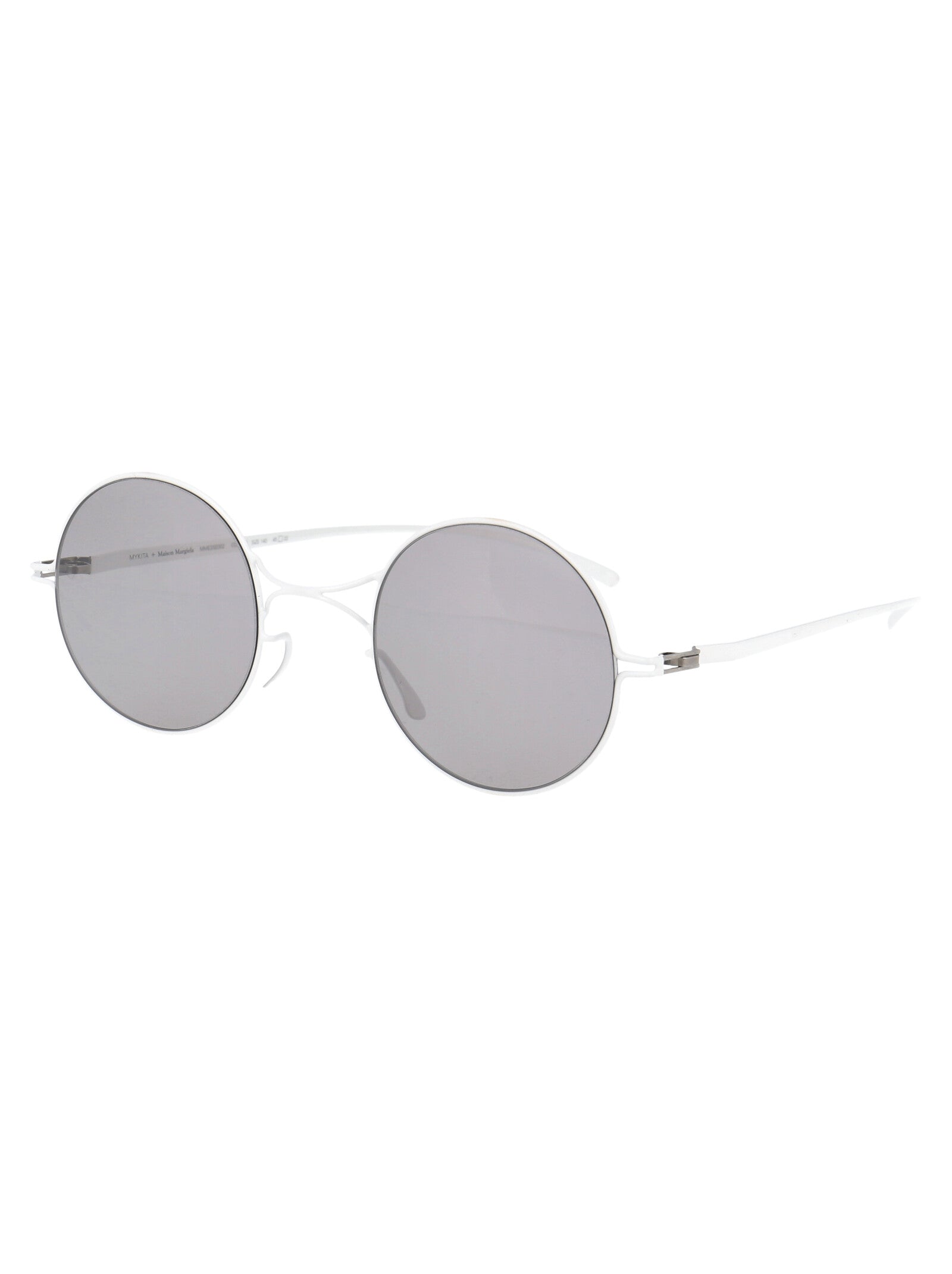 Mmesse002 E13 White Warmgrey Flash Nylon Sunglasses
