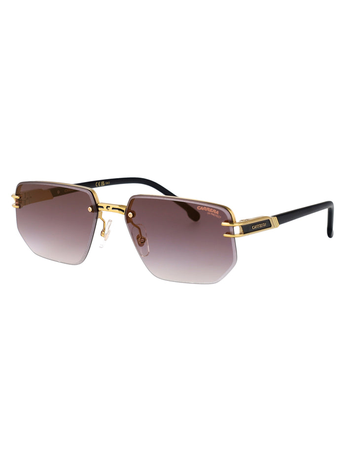 Carrera 1070-S I46 Matte Black Gold Metal Sunglasses