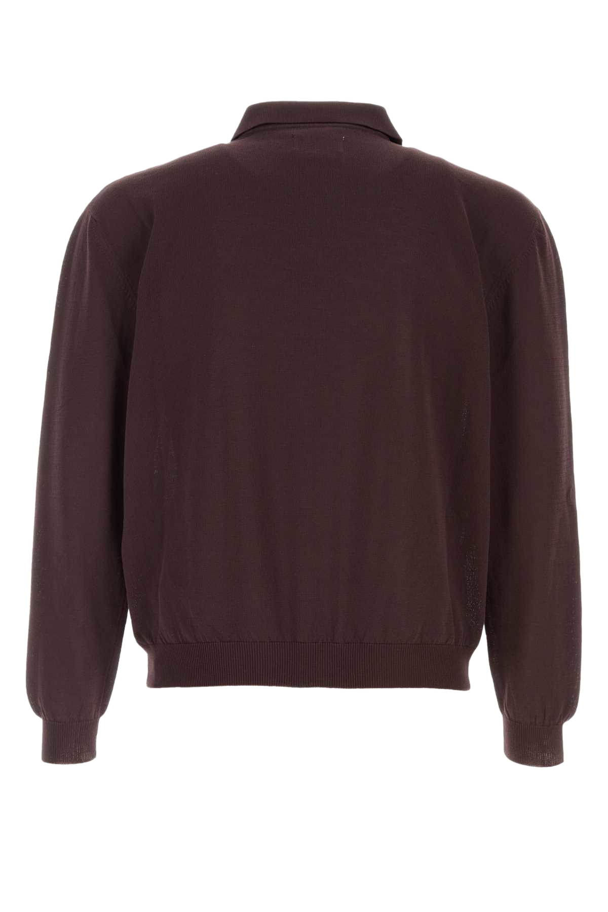 Purple Cotton Classic Polo Shirt 07_brown Exterior
