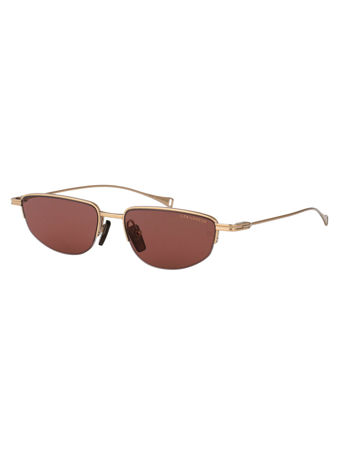 Lsa-131 Gold Sand Metal Sunglasses