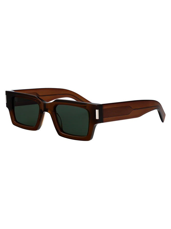 Brown-brown-green Brown Sunglasses