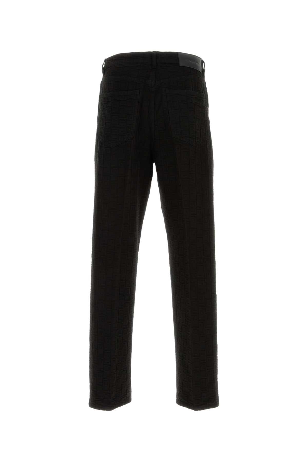 Black Cotton Pant Nero Exterior: Organic Pantaloni