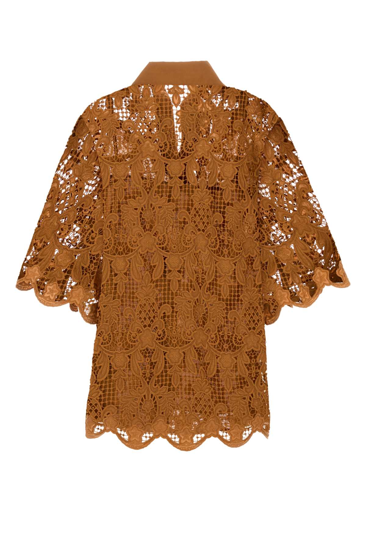 Orange Lace Coco Top Biscuit Maglie