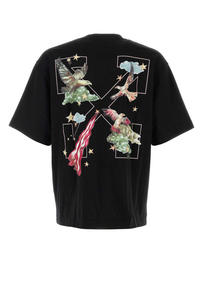 Black Exterior: Cotton T-shirt