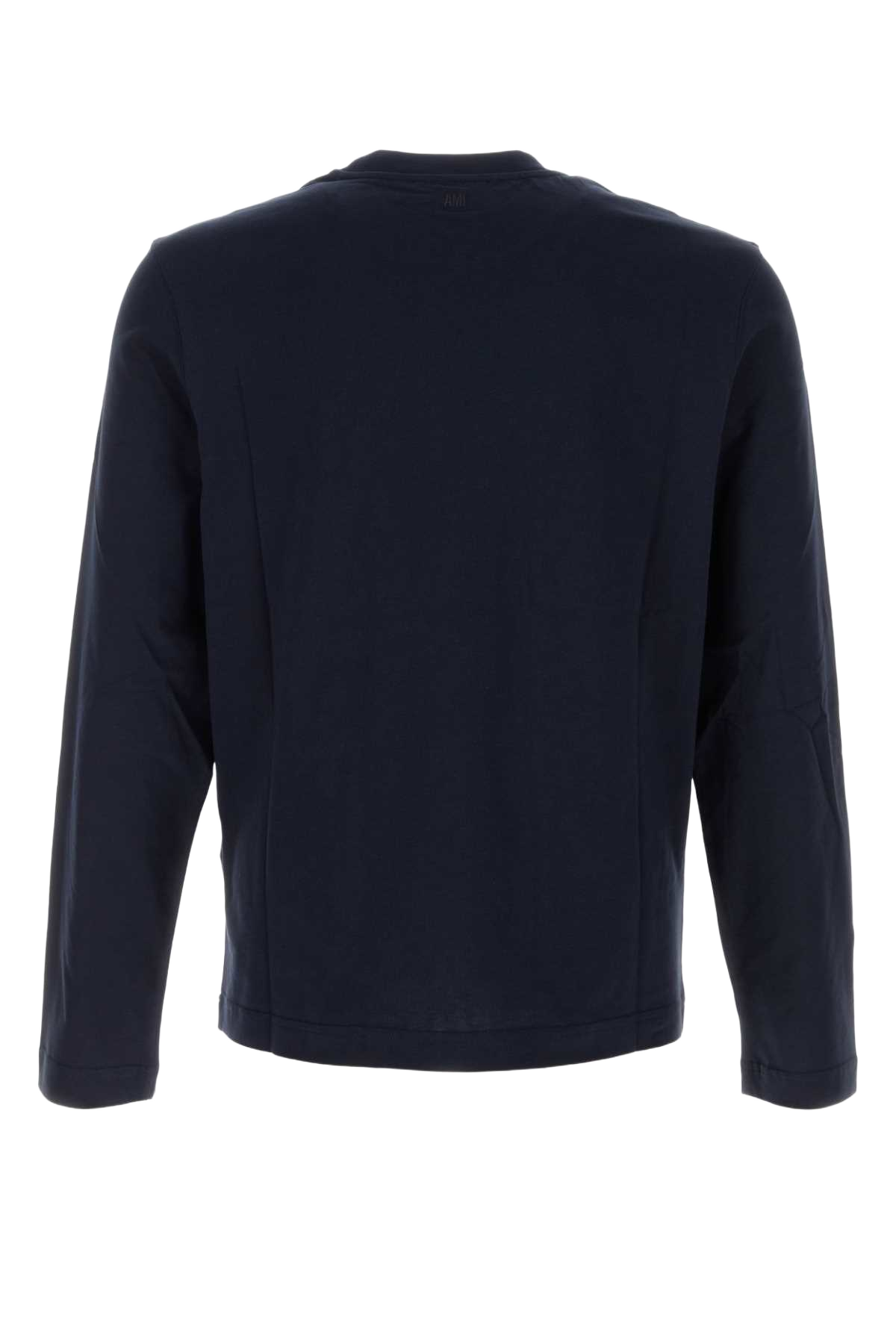 Navy Blue Cotton T-Shirt Nightblue Exterior: Organic