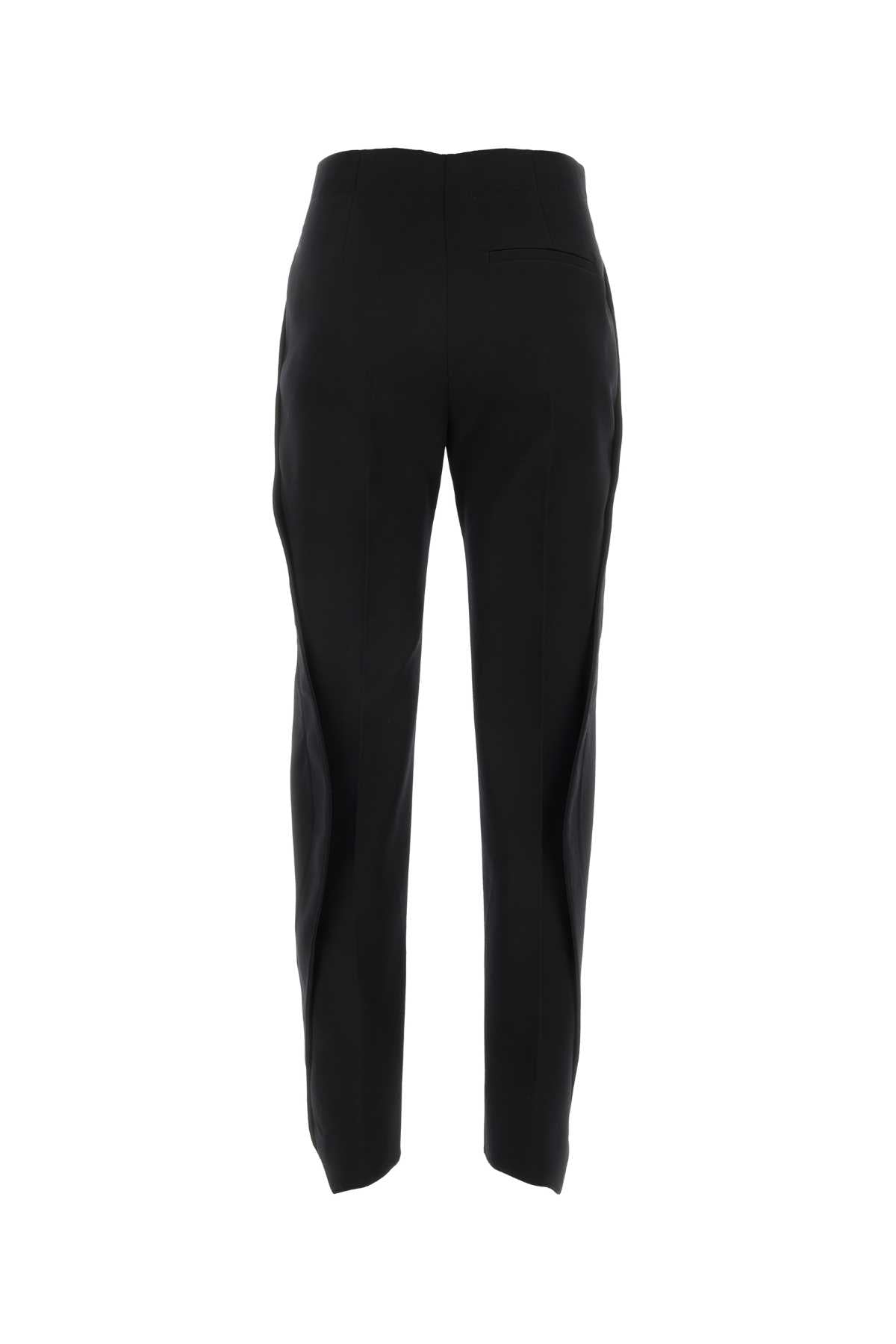 Black Wool Pant Exterior: Pantaloni