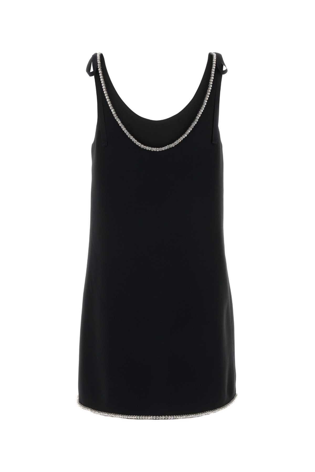 Black Sable Mini Dress Nero Abiti