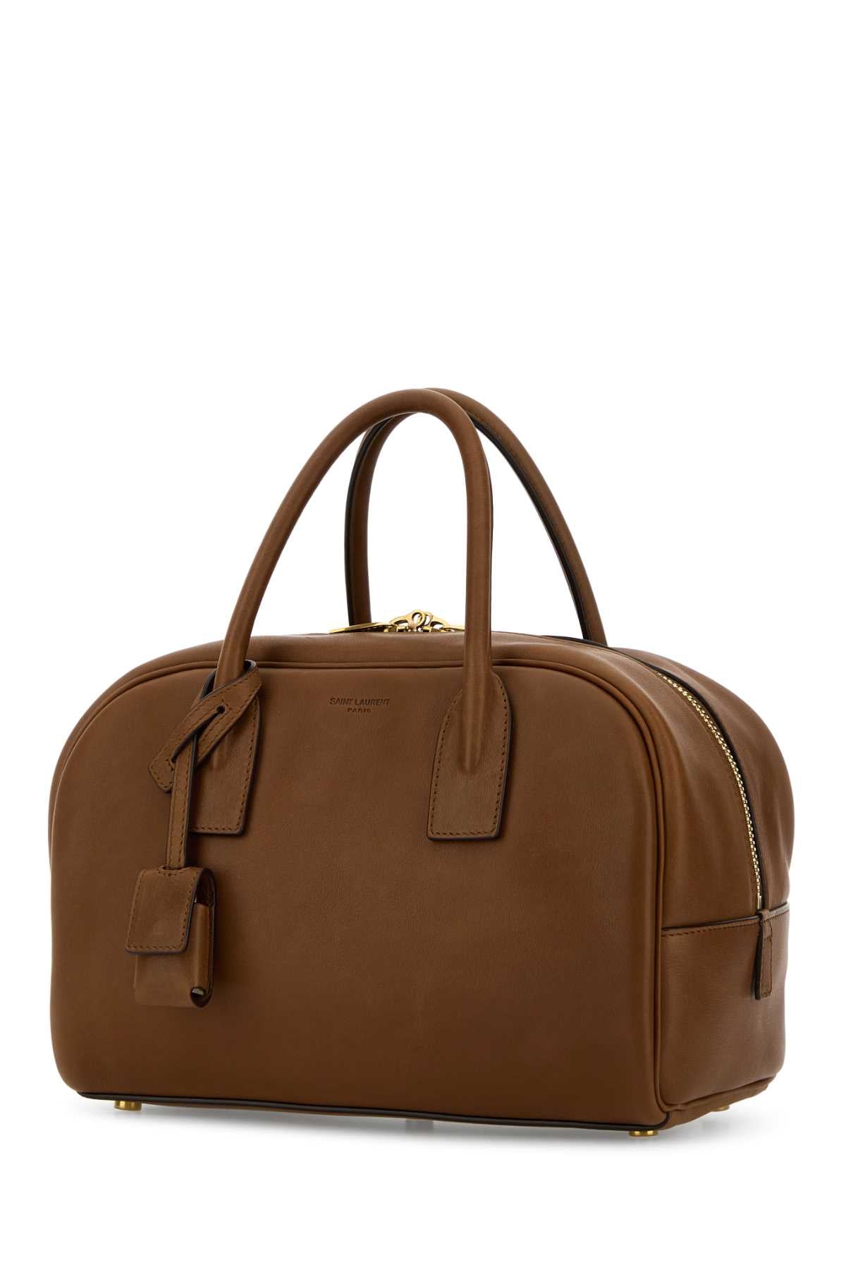 Caramel Leather Handbag Toastedbrown Borse A Mano