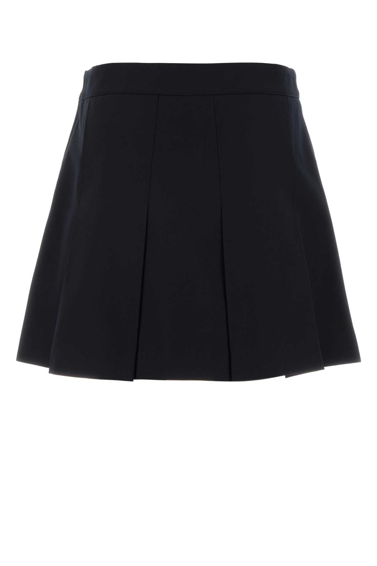 Navy Blue Twill Jupe Mini Skirt Darknavy Gonne