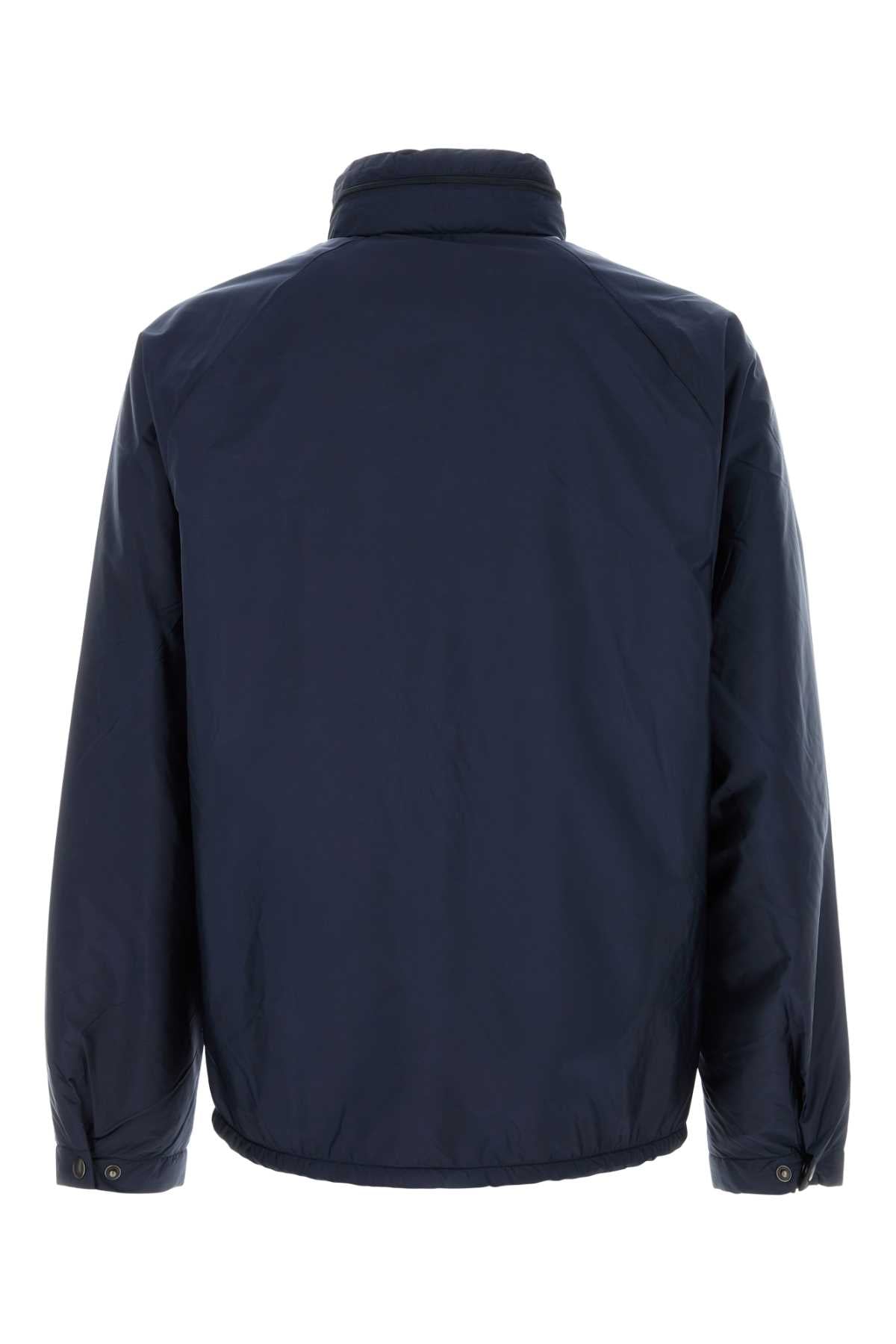 Navy Blue Re-Nylon Jacket Giubbini