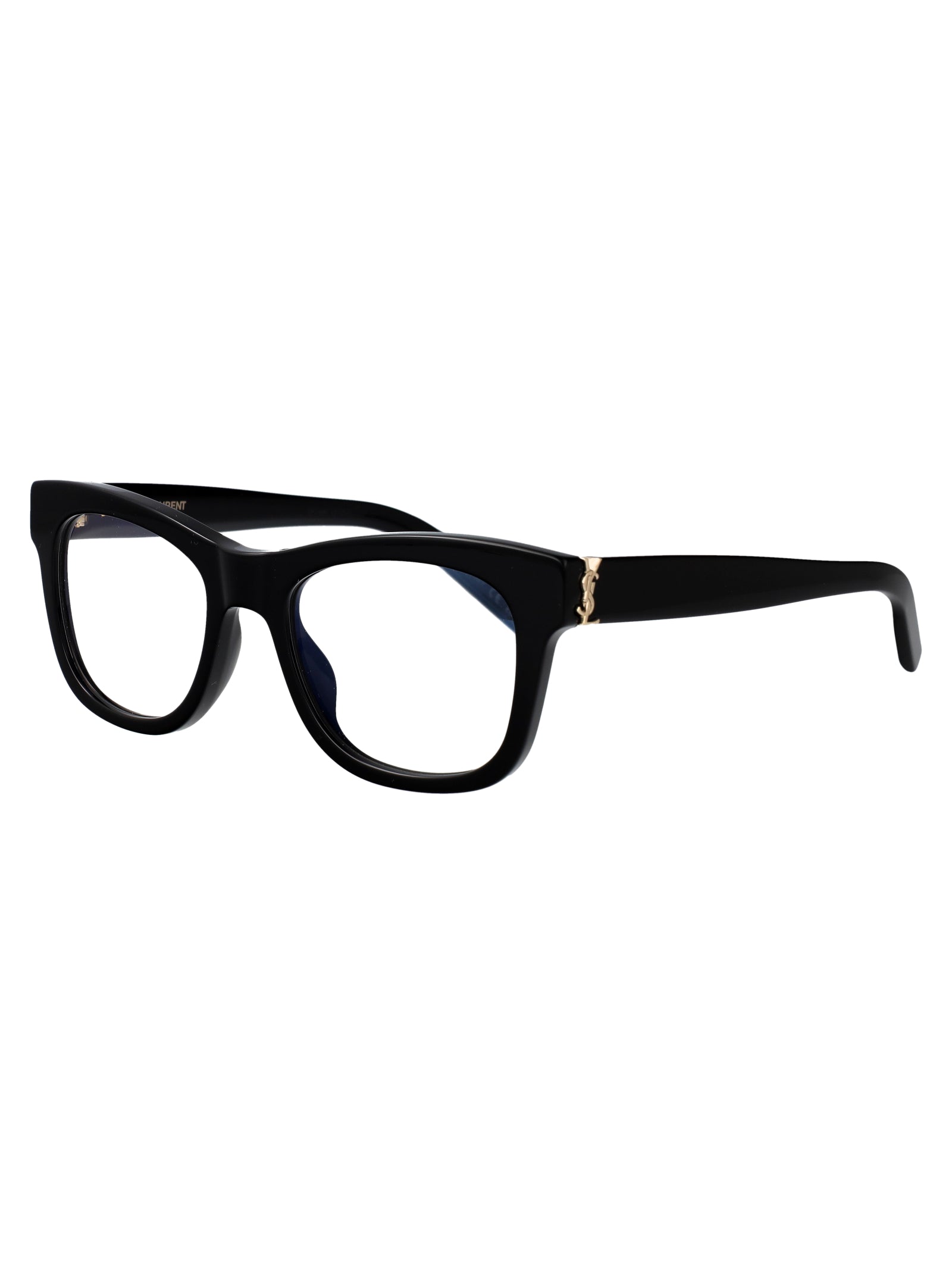 Sl M159 Black-black-transparent Acetate Optical