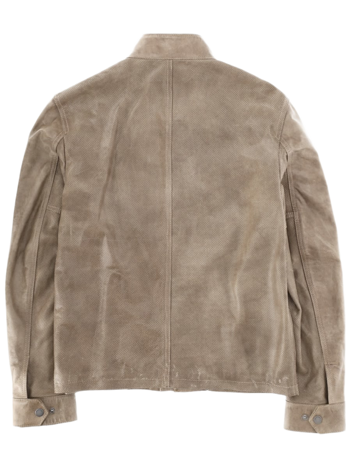 Racemaster Air Jacket Beige Cow Leather
