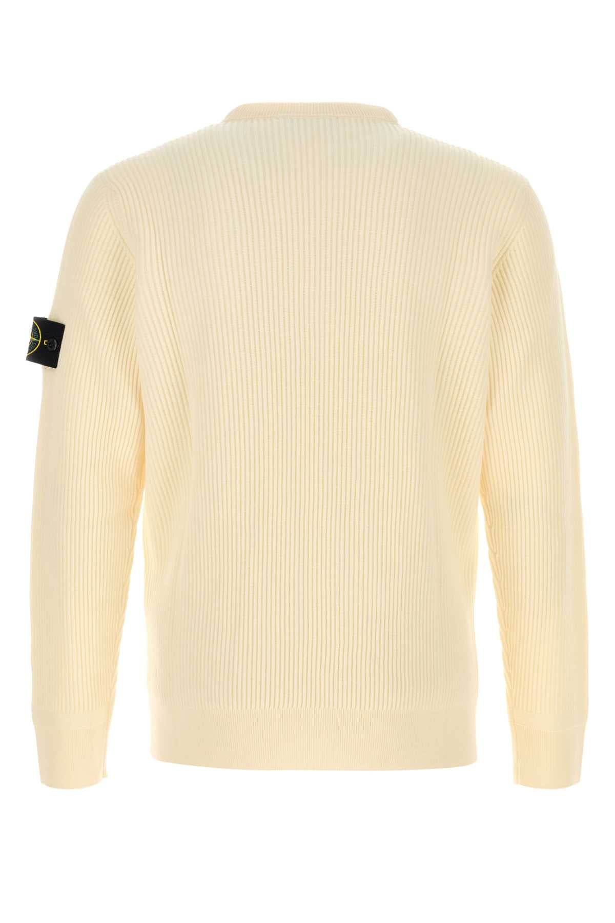 Ivory Exterior: Virgin Wool Maglieria