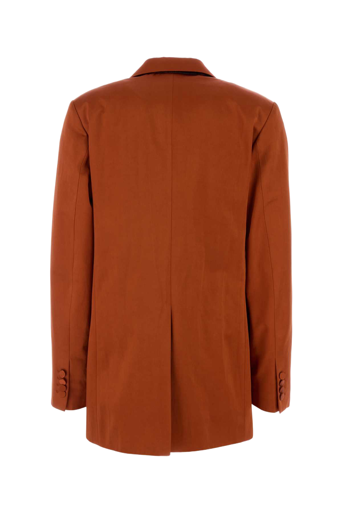 Copper Satin Blanchet Blazer Rust Co Ac Giacche E Gilet