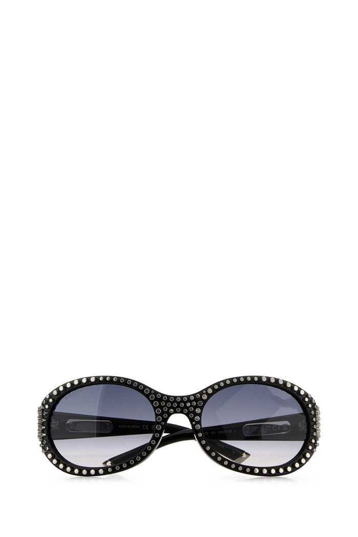 Black Acetate Sunglasses Blackstudsgrey Exterior: Occhiali Da Sole