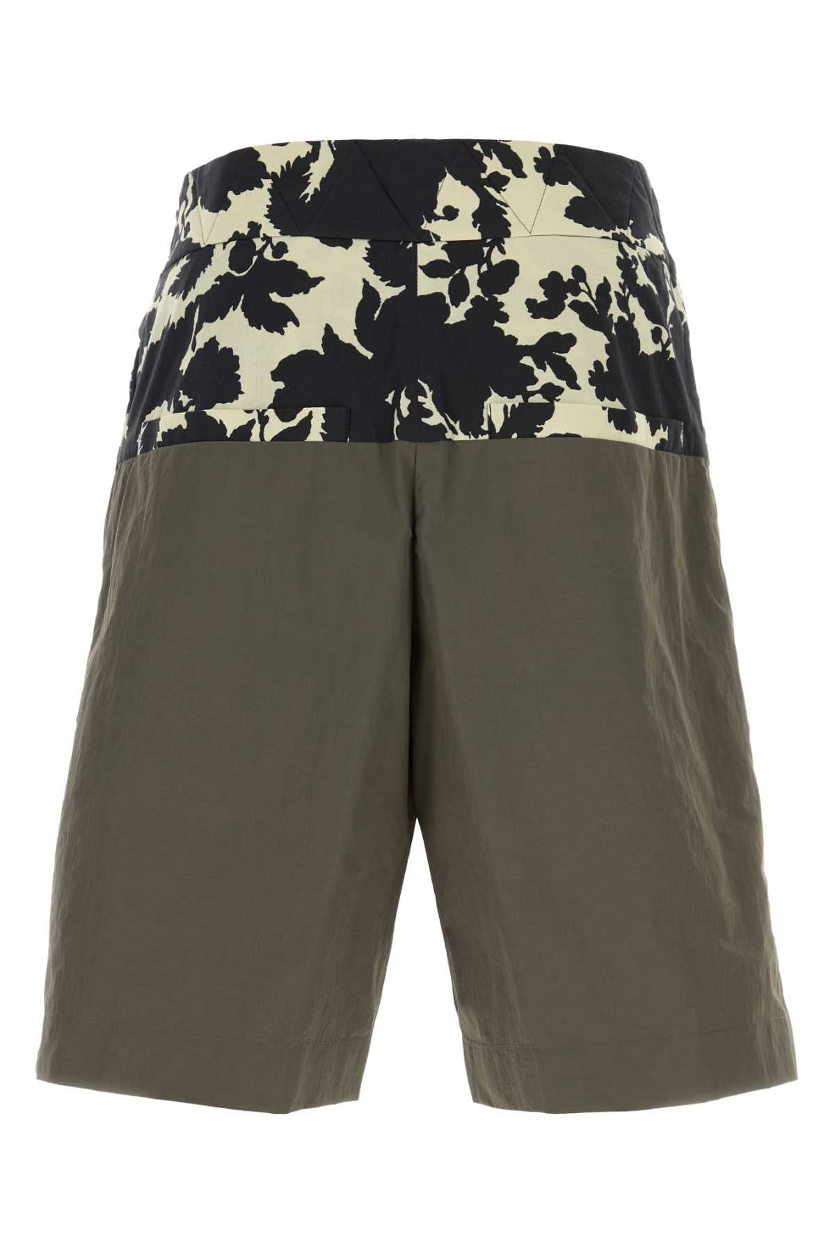 Khaki Exterior: Cotton Nylon Pantaloni
