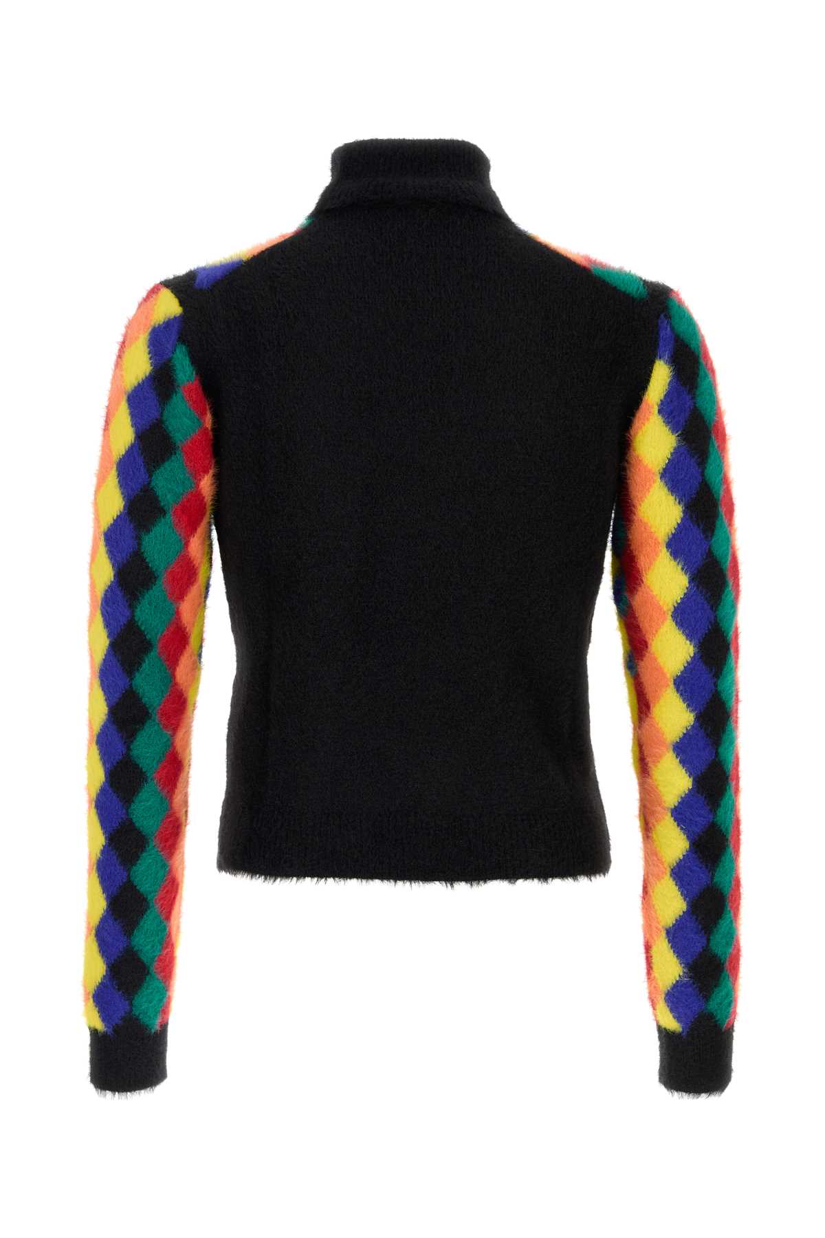 Multicolor Nylon Sweater Exterior: Maglieria