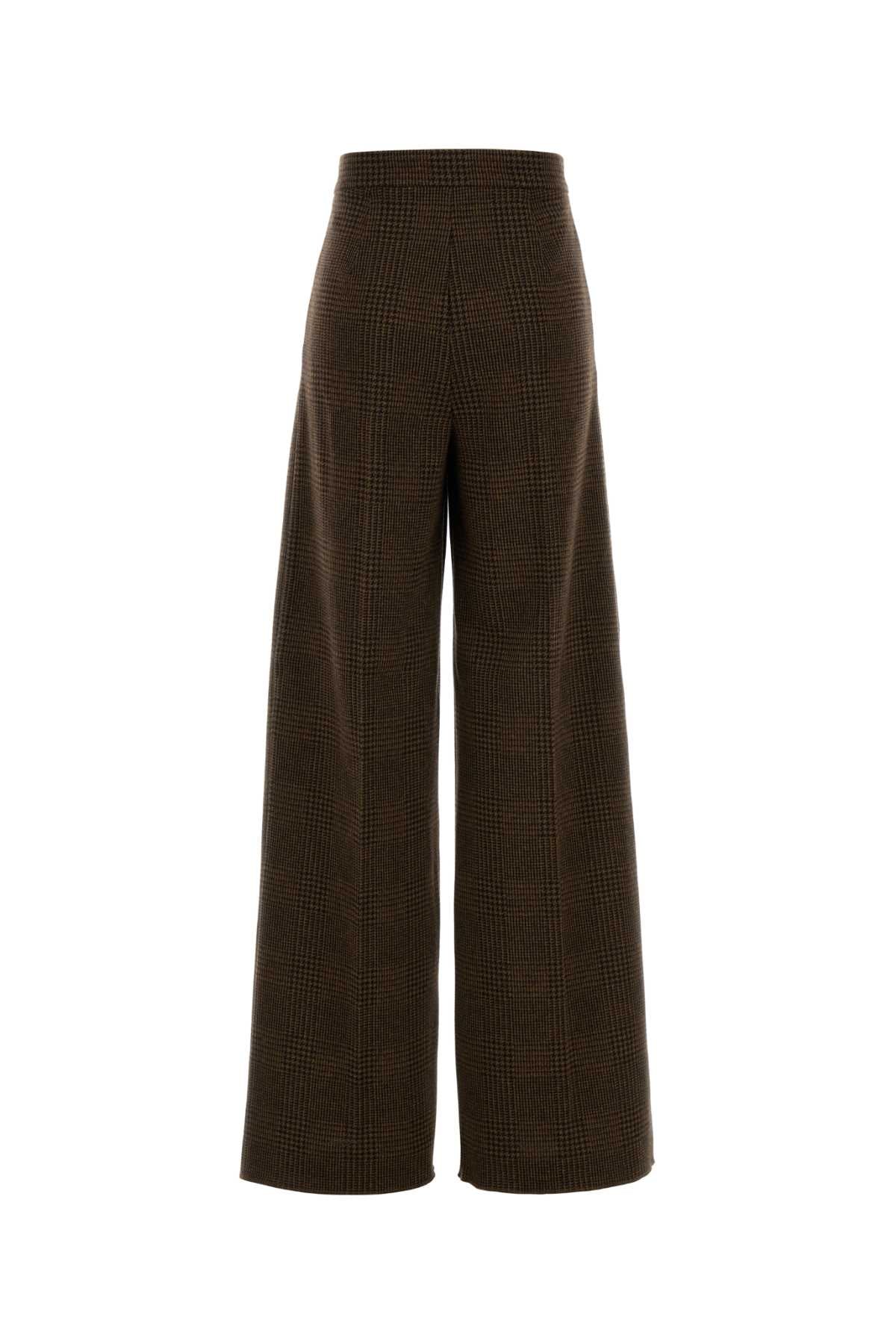Embroidered Cotton Blend Ponza Wide-Leg Pant Testa Moro Pantaloni