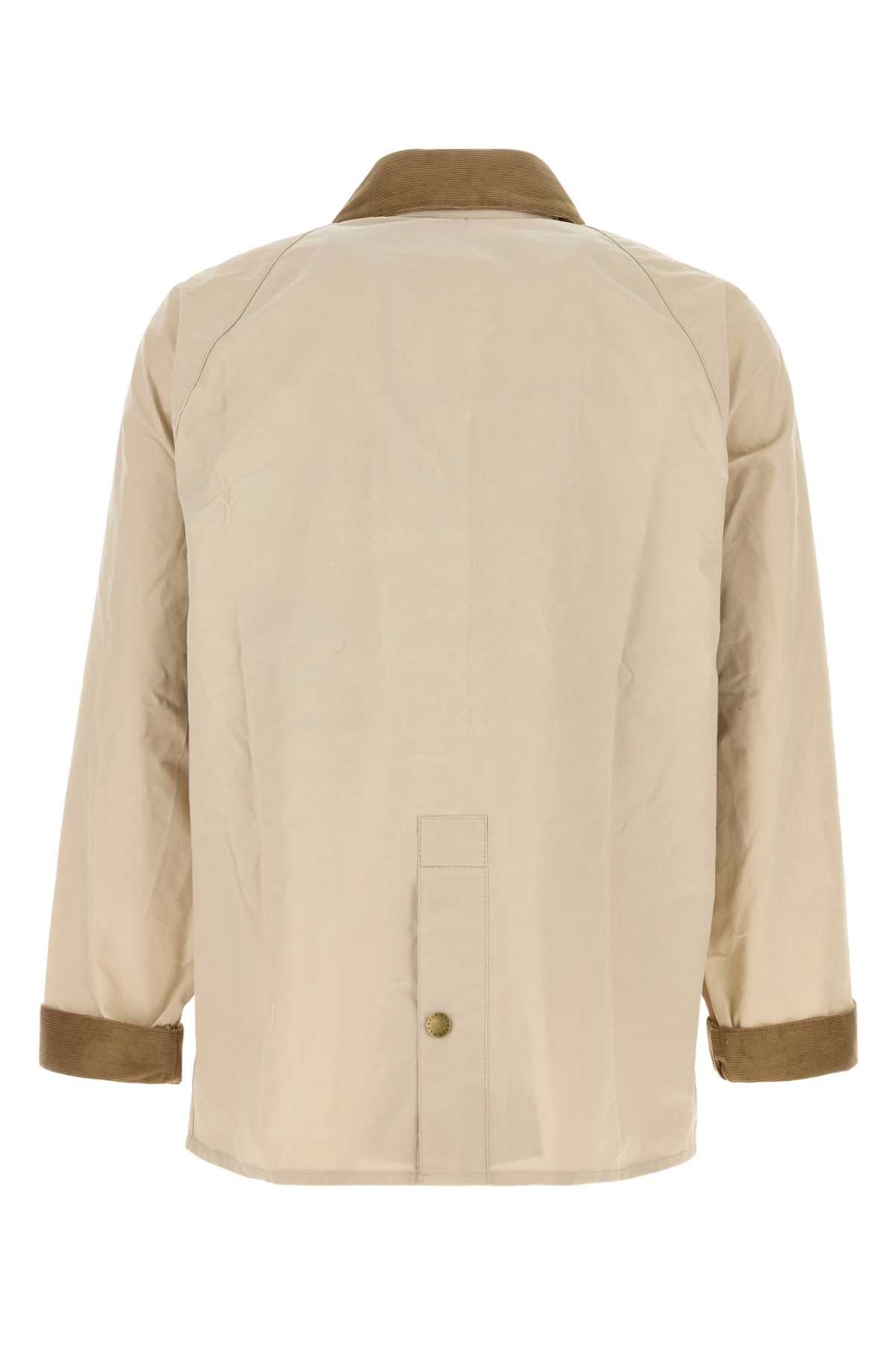 Sand Cotton Barbour X Paul Smith Jacket Oatmeal Exterior: Giacche E Gilet