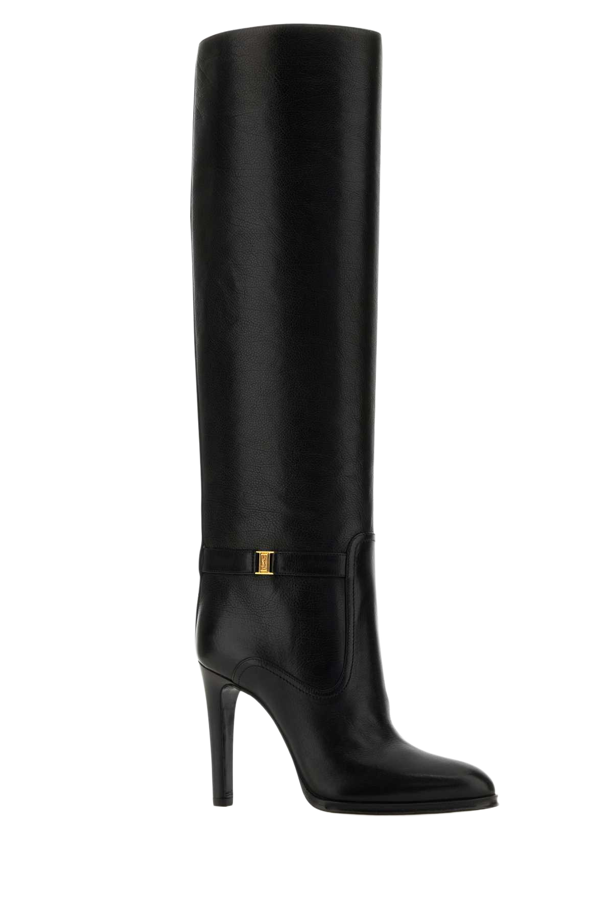 Black Leather Diane Boots Nero Stivali