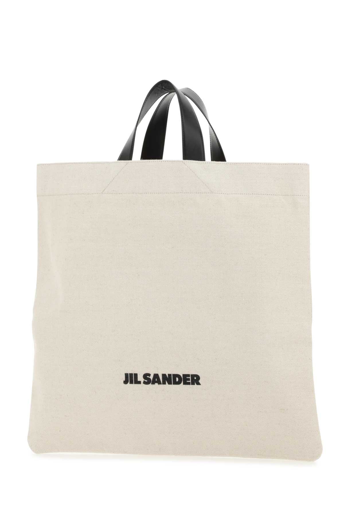 Sand Canvas Shopping Bag 280 Exterior: Cotton Linen Calf Borse A Mano