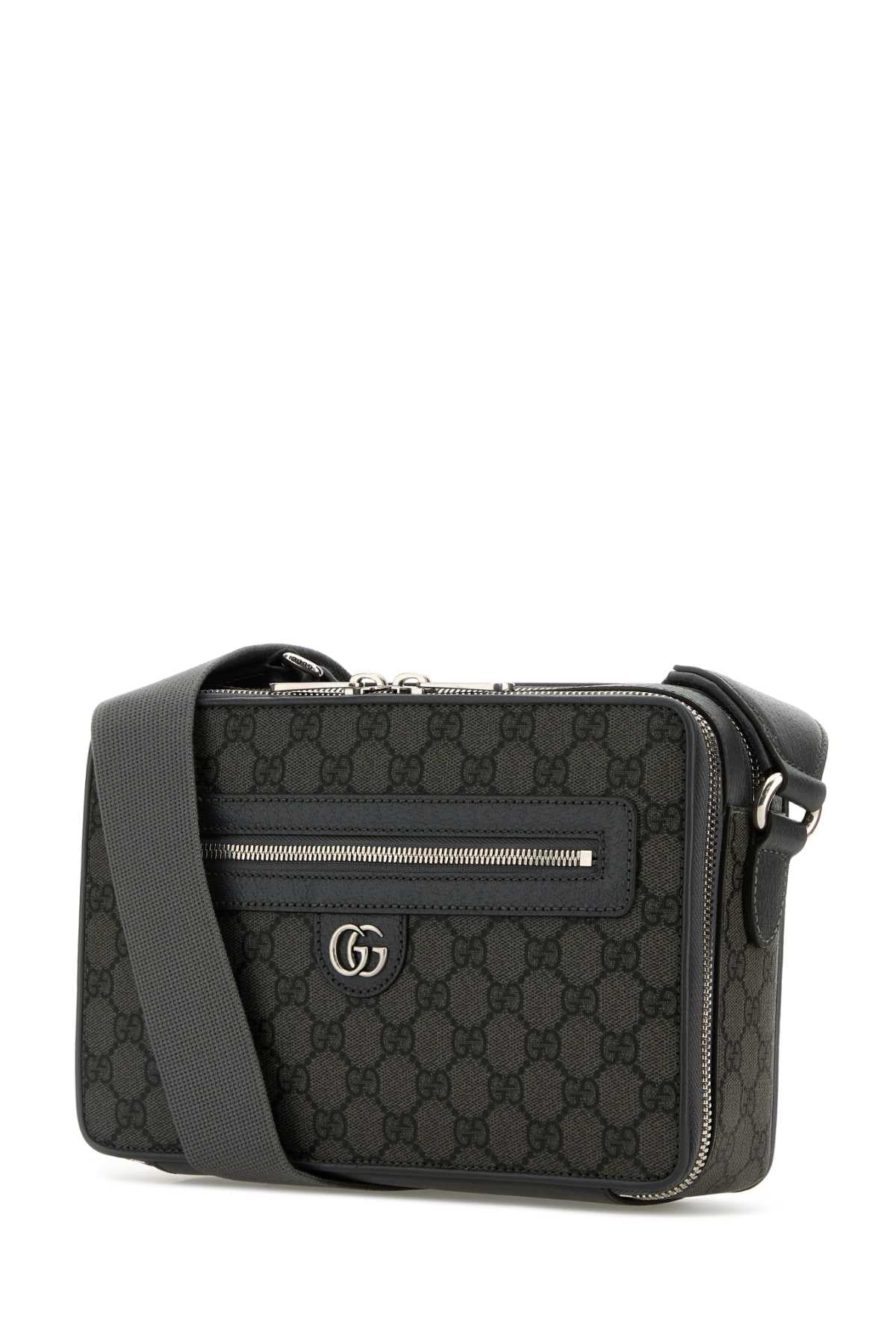 Gg Fabric Crossbody Bag Blackgrey Borse A Tracolla