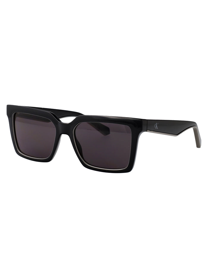 Ckj25602s Black Injected Sunglasses