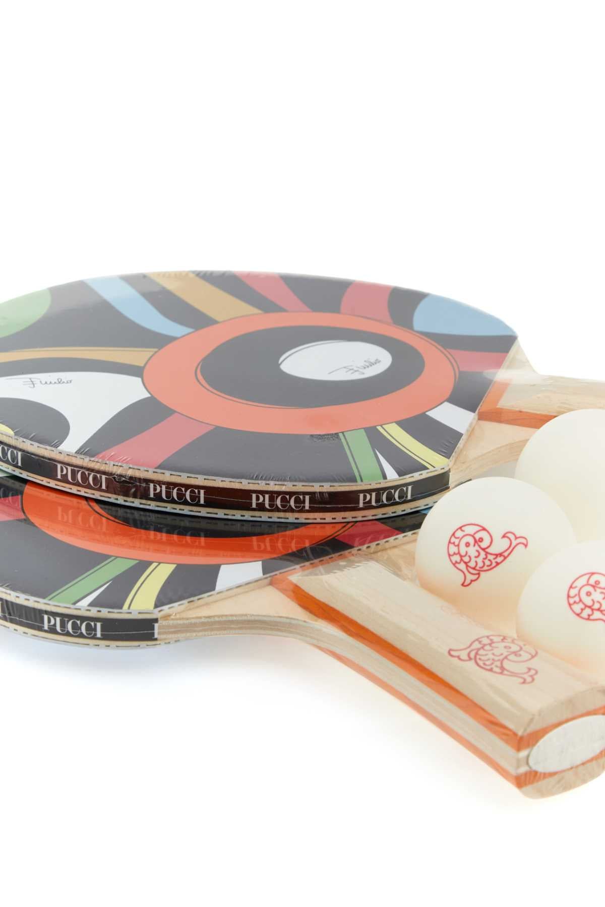 Ping Pong Set Rossonero Exterior: Rubber Wood Extra-oggettistica