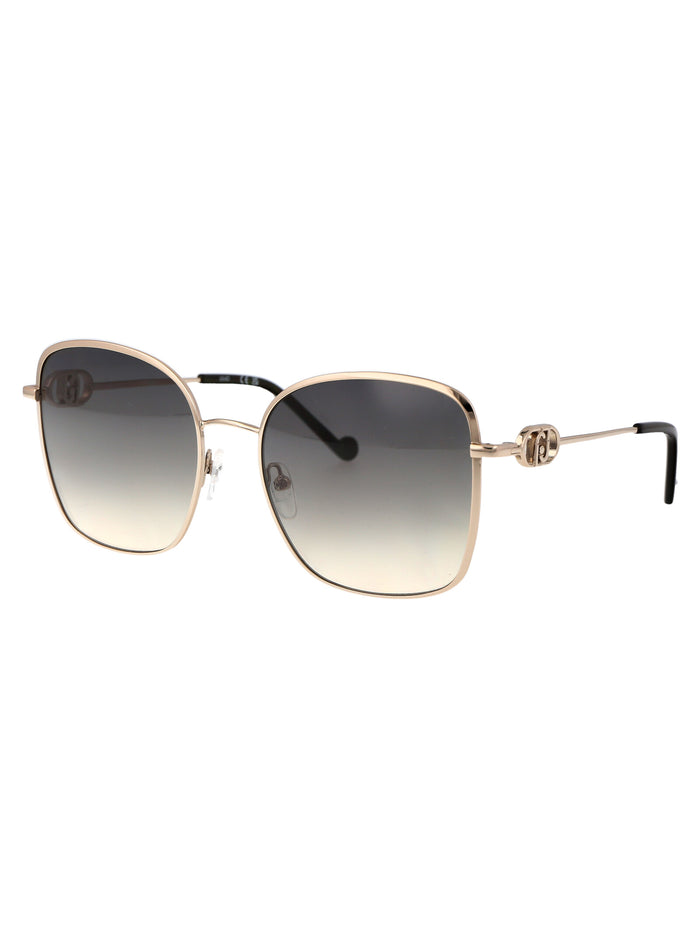Lj155s 722 Gold Medium Metal Sunglasses