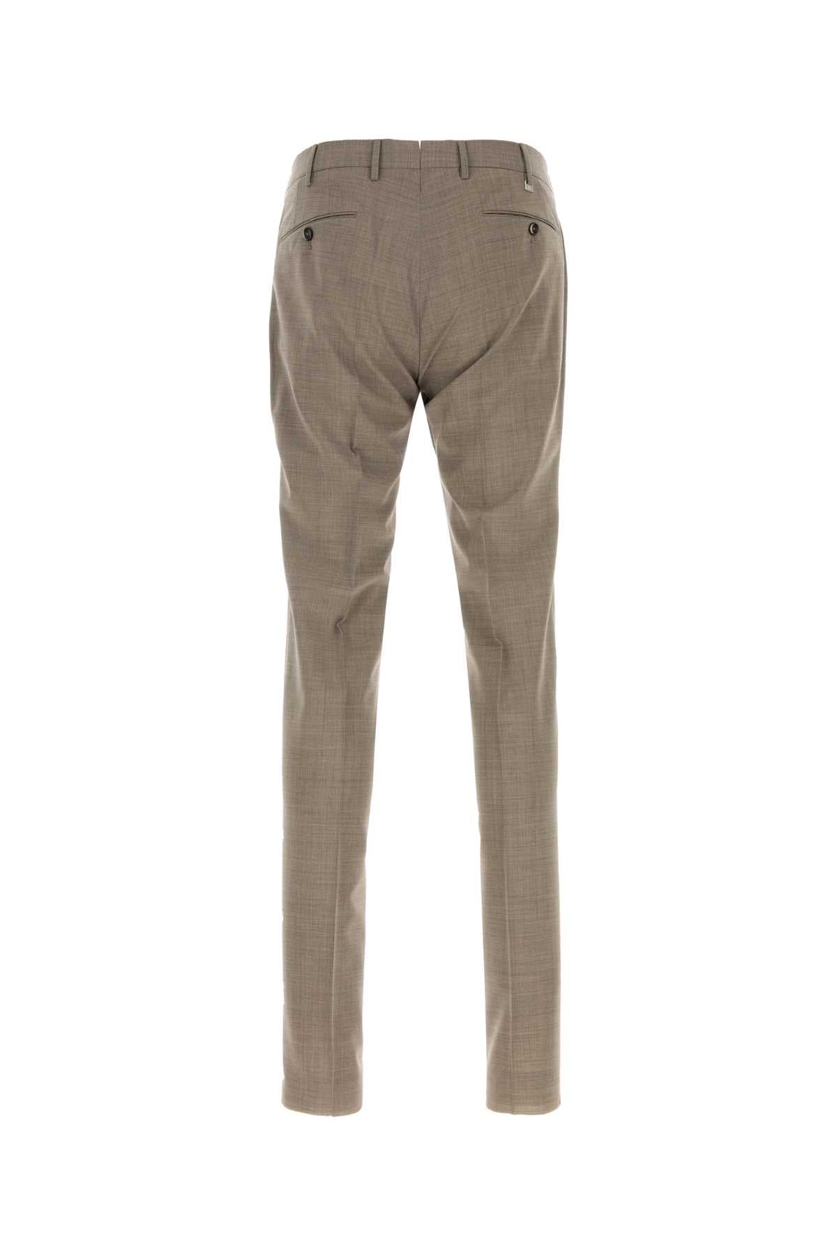 Cappuccino Stretch Wool Pant 0100 Pantaloni