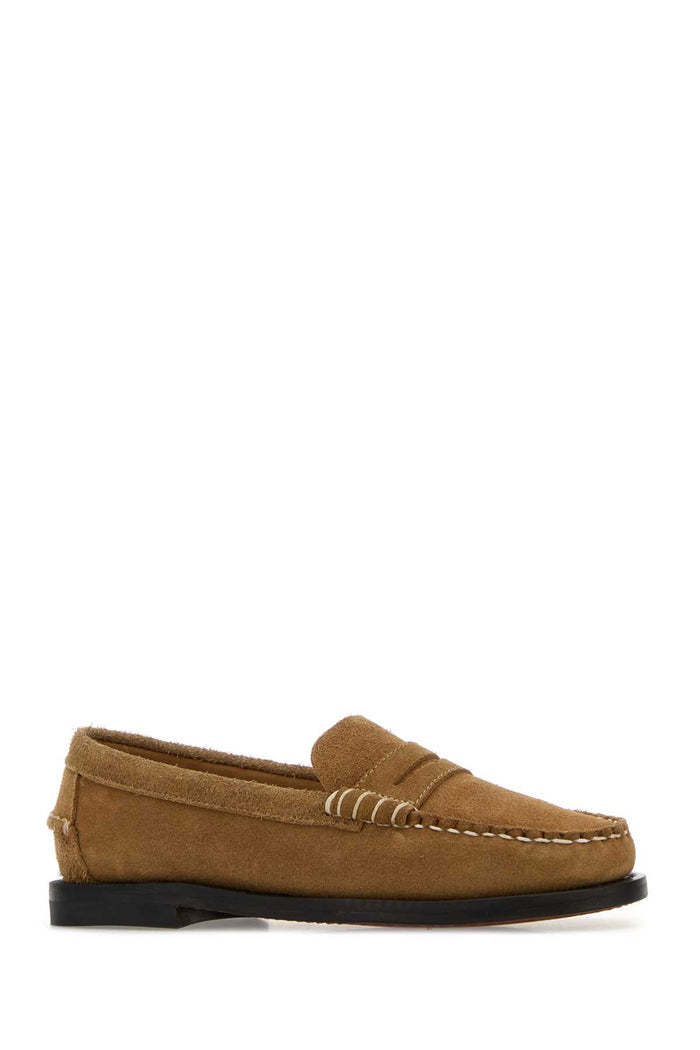 Camel Suede Dan Loafers Beigecamel Mocassini