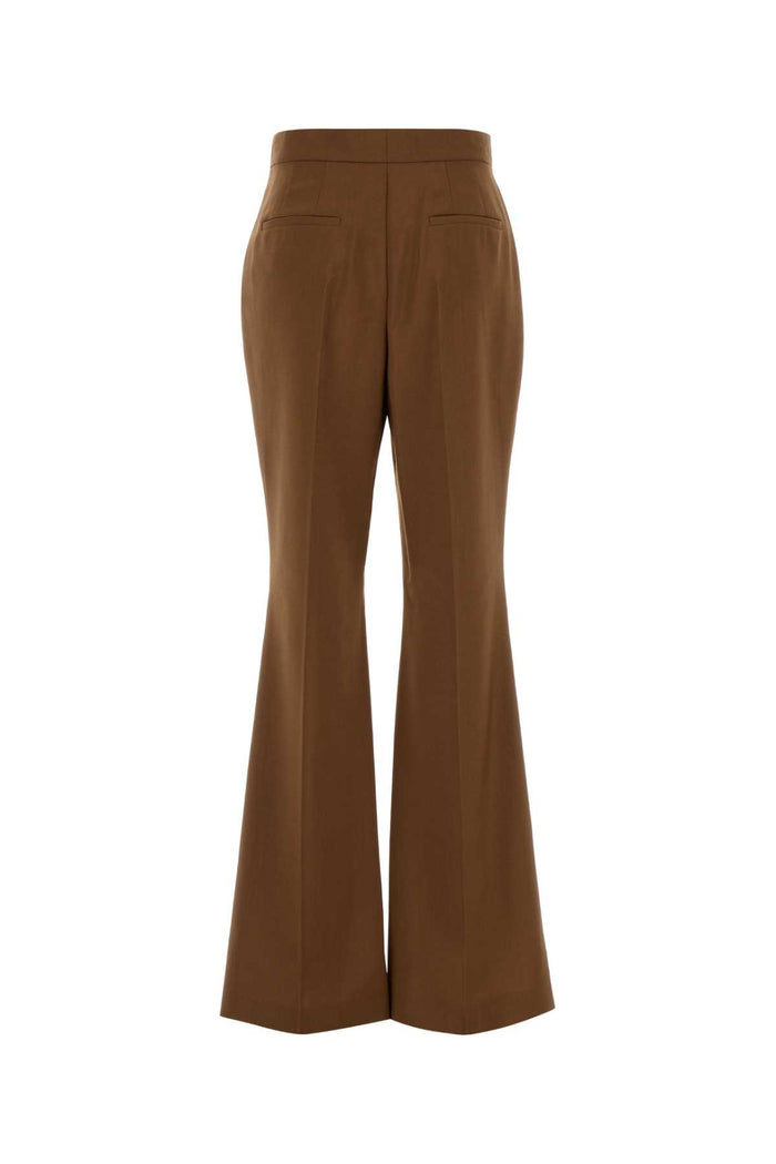 Caramel Wool Blend Pant Tobacco-25 Exterior: Lana Mohair Pantaloni