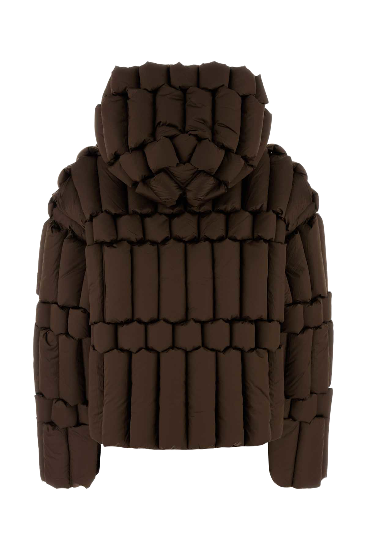 Chocolate Polyester Down Jacket Piumini