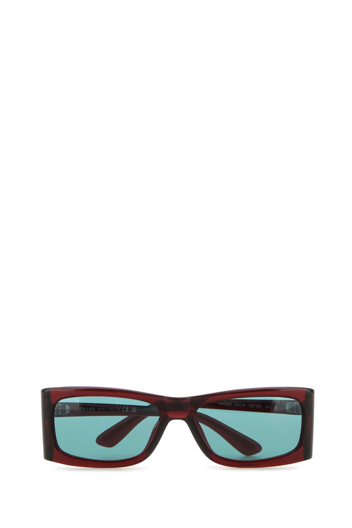 Burgundy Acetate Opr B03s Sunglasses Brownnylonfiber Exterior: Occhiali Da Sole