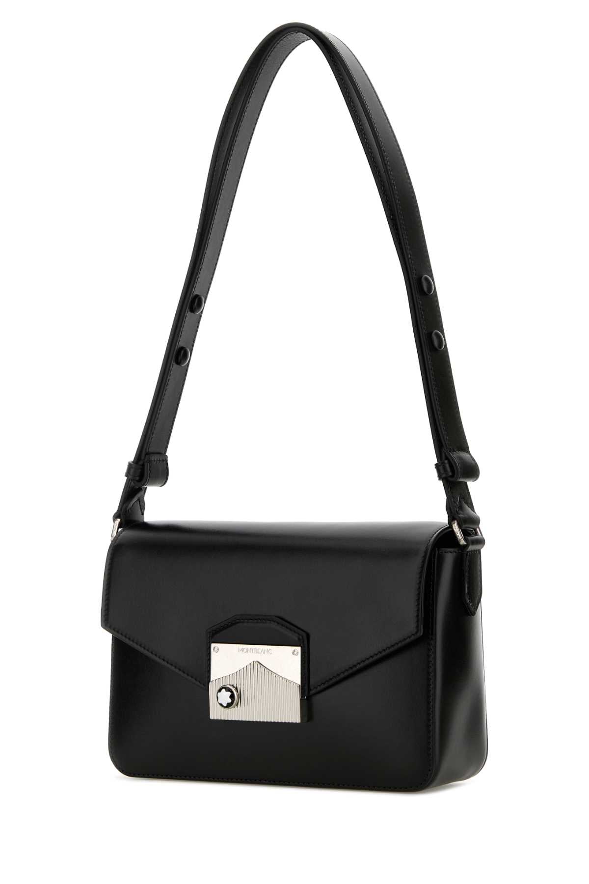 Black Leather Meisterstuck Shoulder Bag 000 Borse A Tracolla